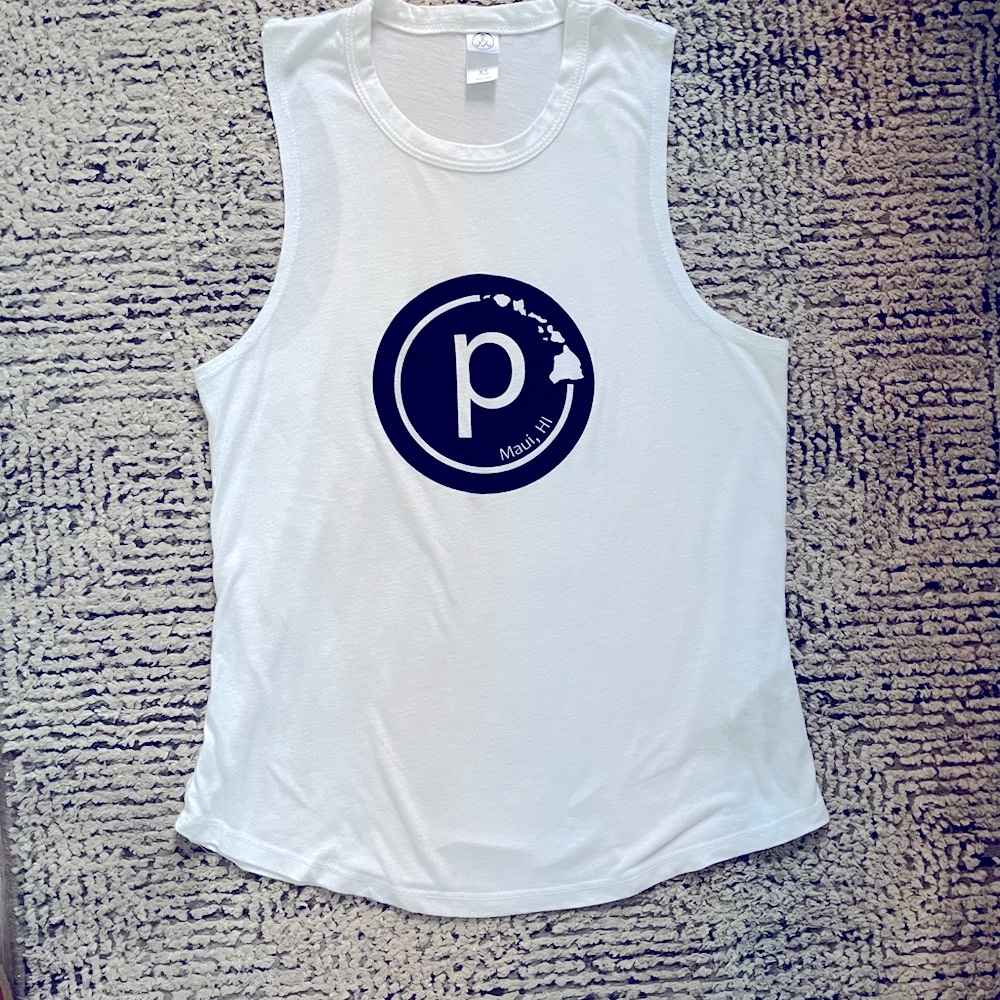 Pure Barre “P” Logo from Maui, hawaii size small tank